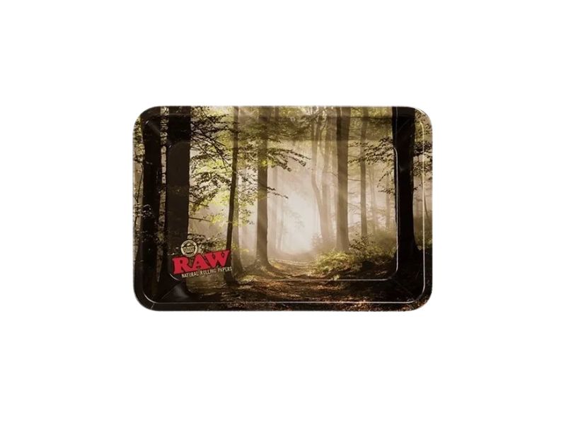 RAW Metal Rolling Tray Bandeja FOREST MINI